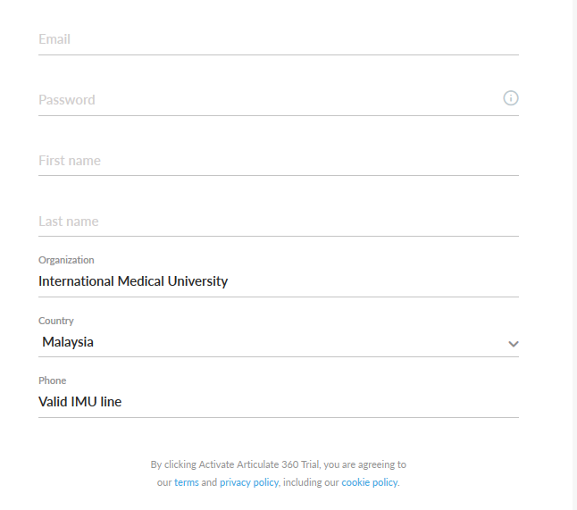 Sign In Page
